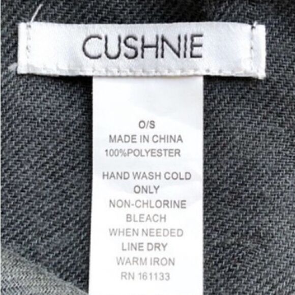 NWT-Cushnie One Size Grey Horizon Ombre Scarf Women's Rachel Zoe Curateur Box - Picture 7 of 9